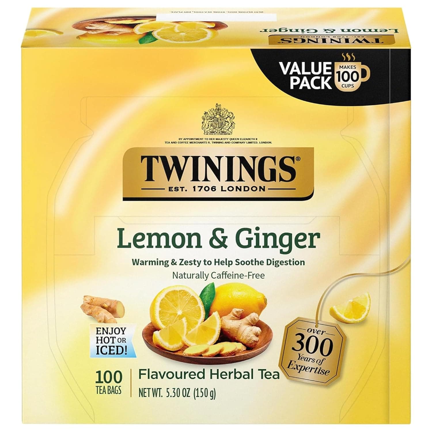 Twinings Lemon & Ginger Herbal Tea